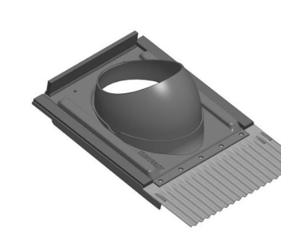 Krovent General-Purpose 125/150 проходной элемент серый