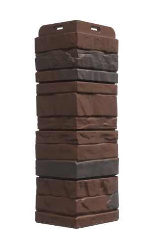 Угол наружный для фасадных панелей Docke Premium Stein, Темный орех