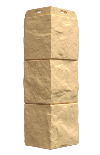 Угол наружный для фасадных панелей Docke Premium Fels, Слоновая кость