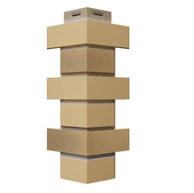 Угол наружный для фасадных панелей Docke Premium Flemish, Золотой