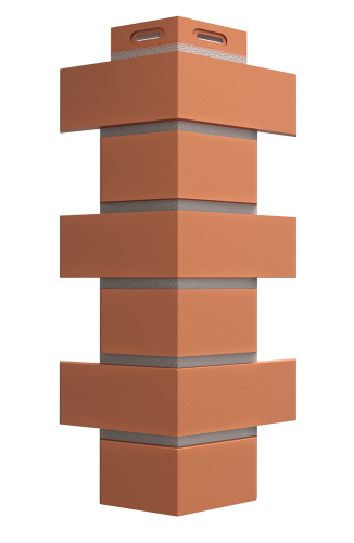 Угол наружный для фасадных панелей Docke Standard Флемиш, Красный