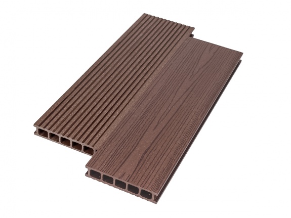 Террасная доска Deckart 139х27 мм Praktik Optimum Шоколад 3м
