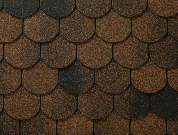 Мягкая черепица Ruflex Ornami Медный отлив