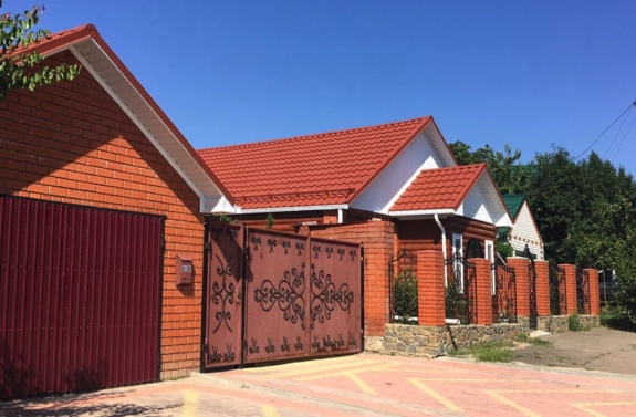 Металлочерепица квинта плюс 0,45 Drap ST RAL 8004 коричневая медь