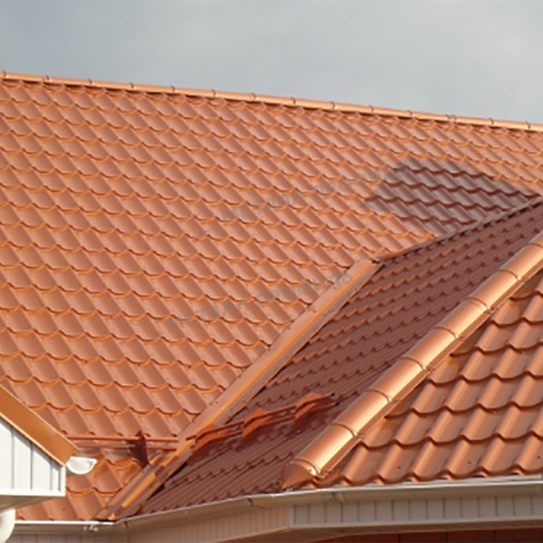 Металлочерепица МП Ламонтерра (AGNETA-20-CopperCopper-0.5)