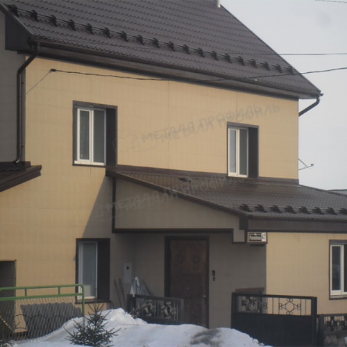 Металлочерепица МП Ламонтерра X (VikingMP E-20-9005-0.5)