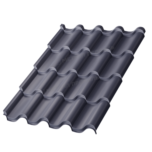 Металлочерепица МП Монтерроса-X (PURMAN-20-7024-0.5)