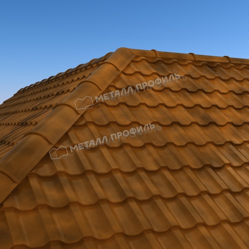 Металлочерепица МП Трамонтана-M (КЛМА-02-Anticato-0.5)