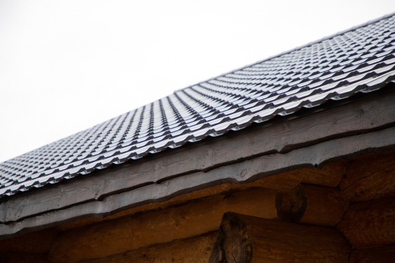 Металлочерепица квинта плюс 0,45 PE RAL 7024 мокрый асфальт