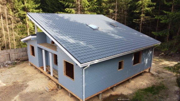 Металлочерепица камея 0,5 Satin Matt TX RAL 7024