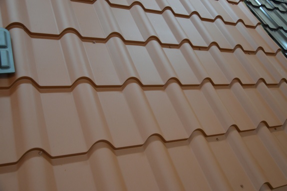 Металлочерепица камея 0,5 Satin Matt RAL 8004 терракота