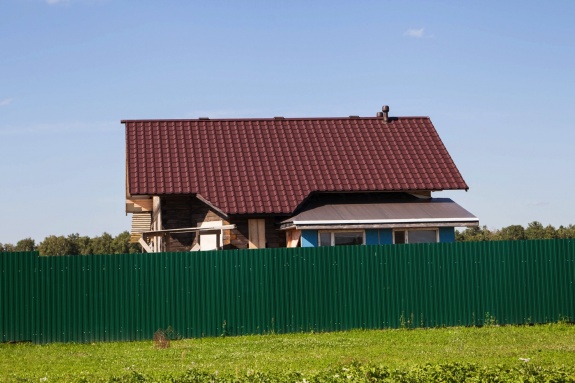 Металлочерепица камея Grand Line 0,5 PurLite Мatt RAL 8017 шоколад