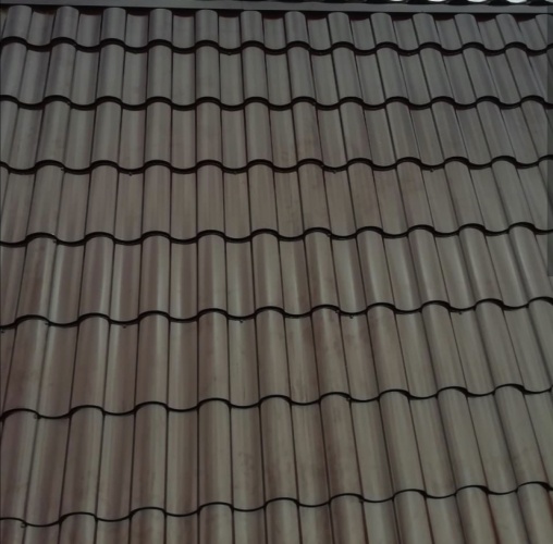 Металлочерепица кредо 0,45 PE RAL 8017 шоколад
