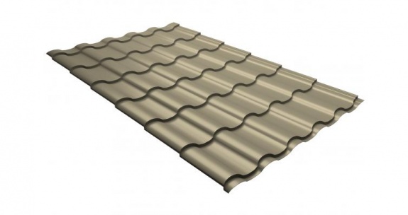 Металлочерепица кредо 0,45 PE RAL 1015 светлая слоновая кость