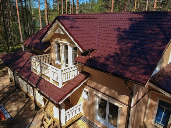 Металлочерепица классик 0,45 PE RAL 8017 шоколад