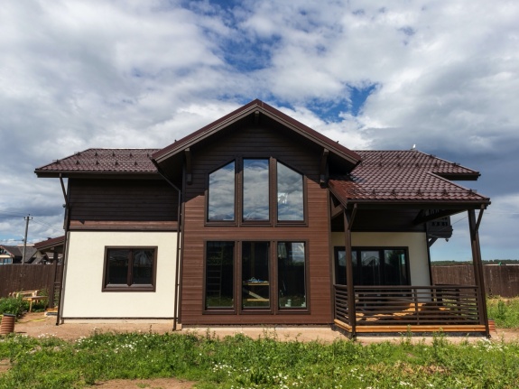 Металлочерепица классик 0,45 PE RAL 8017 шоколад