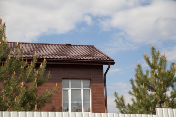 Металлочерепица классик 0,45 PE RAL 8017 шоколад