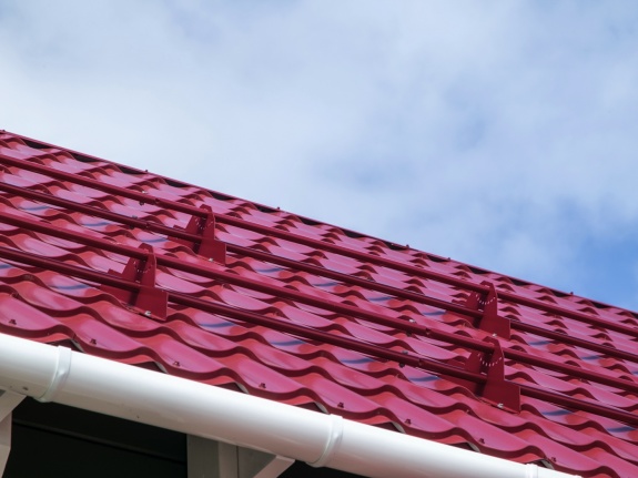 Металлочерепица классик 0,5 Satin RAL 3005 красное вино