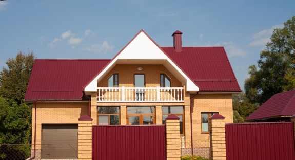 Металлочерепица классик 0,5 Satin RAL 3005 красное вино
