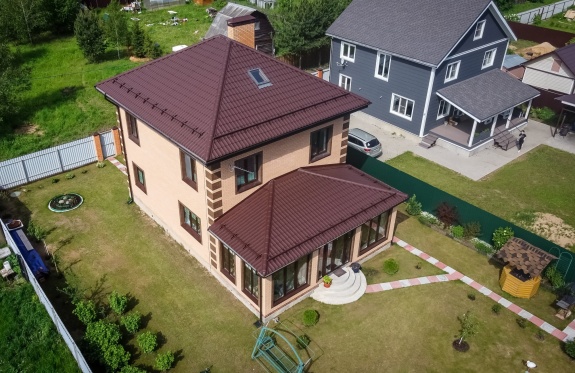 Металлочерепица МЧ2 Стандарт 0.5 RAL8017 шоколад