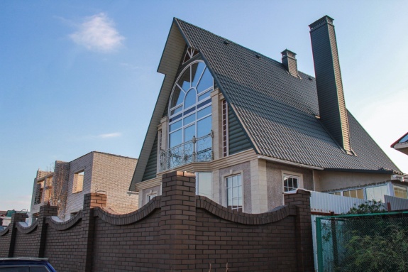 Металлочерепица классик 0,5 Satin RAL 7024 мокрый асфальт