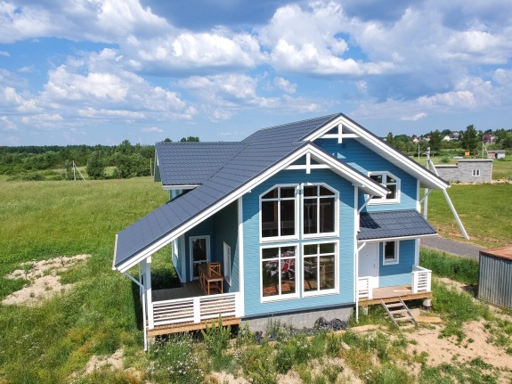 Металлочерепица классик 0,5 Satin RAL 7024 мокрый асфальт