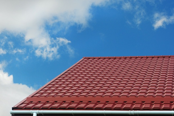 Металлочерепица квадро профи Grand Line 0,5 Satin Мatt RAL 8004 терракота