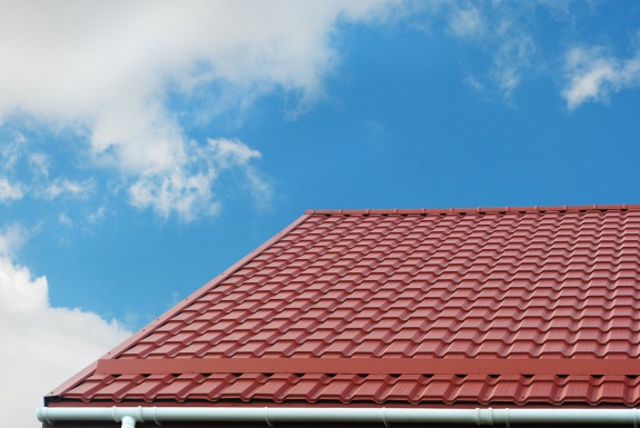 Металлочерепица квадро профи Grand Line 0,5 Velur X RAL 8004 терракота