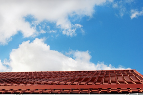 Металлочерепица квадро профи Grand Line 0,5 Satin Мatt RAL 8004 терракота