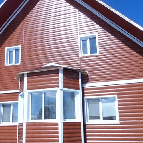 Сайдинг Lбрус-XL-Н-14х335 (ECOSTEEL-01-МореныйДуб-0.5)