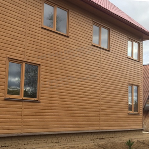 Сайдинг Lбрус-XL-14х335 (ECOSTEEL-01-Сосна-0.5)