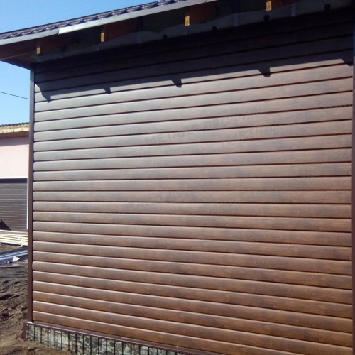 Сайдинг Lбрус-XL-Н-14х335 (ECOSTEEL_MA-01-МореныйДуб-0.5)