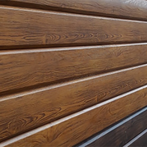 Сайдинг Lбрус-XL-Н-14х335 (ECOSTEEL_MA-01-МореныйДуб-0.5)