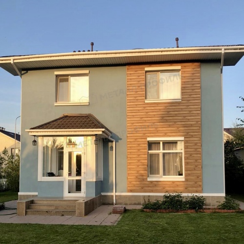 Сайдинг Lбрус-XL-Н-14х335 (ECOSTEEL_T-01-Сосна-0.5)