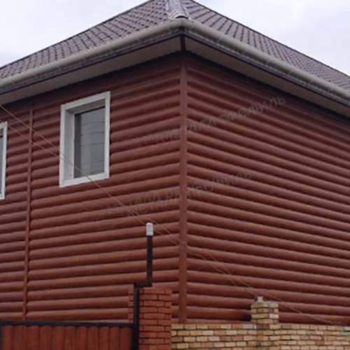 Сайдинг Woodstock-Т-28х330 (ECOSTEEL-01-МореныйДуб-0.5)