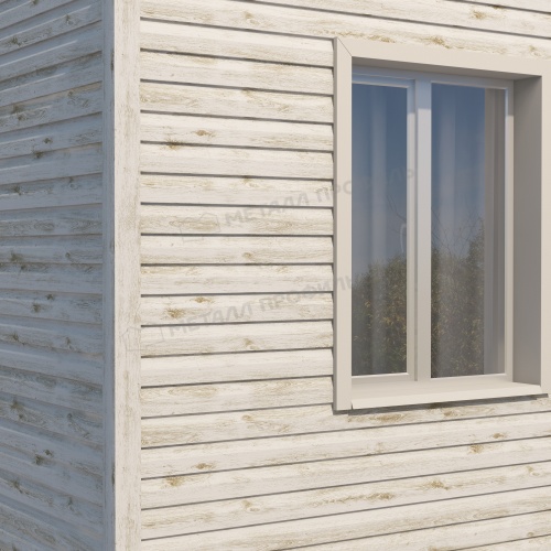 Сайдинг МП СК-14х226 (ECOSTEEL_MA-01-Беленый Дуб-0.5)