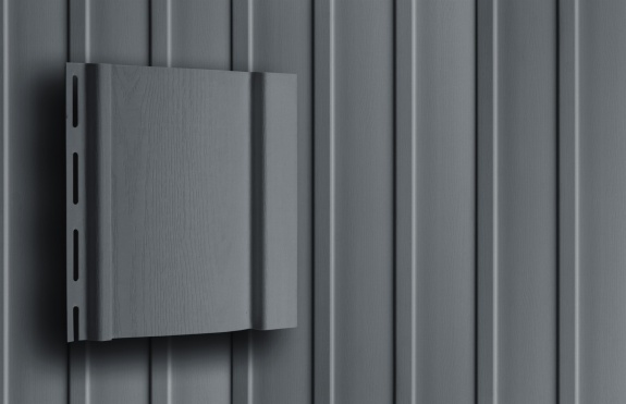 Акриловый вертикальный сайдинг 3,0 Grand Line S6,3 графит