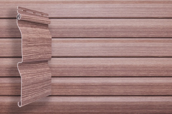 Сайдинг Grand Line Tundra 3,6 виниловый D4,4 рябина