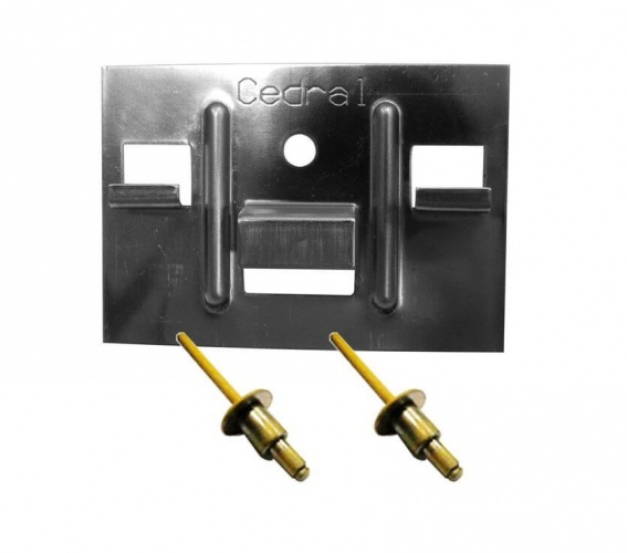 Комплект "Кляммер+Заклепка" по металлу (250шт) CEDRAL click