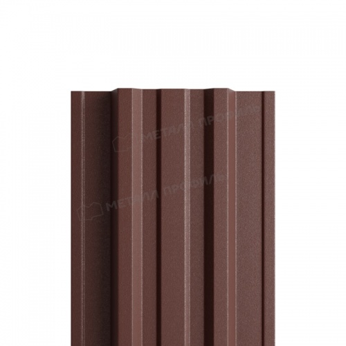 Штакетник металлический МП TRAPEZE-T 16,5х118 (VikingMP-01-8017-0.45)