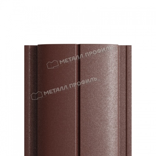 Штакетник металлический МП ELLIPSE-T 19х126 (VikingMP E-20-8017-0.5)