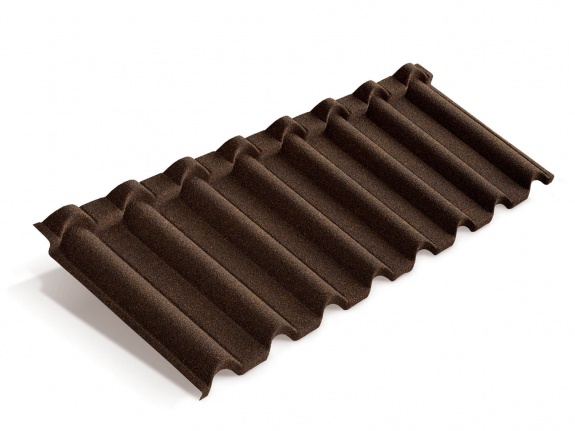 Композитная черепица Metrotile Gallo айрон-барк