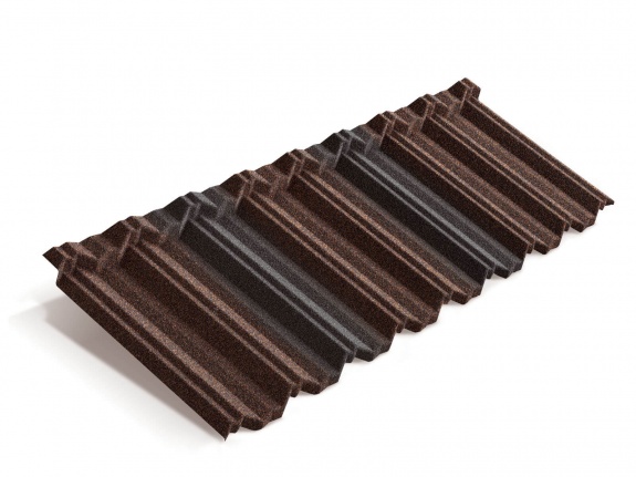 Композитная черепица Metrotile MetroClassic кофейно-серый