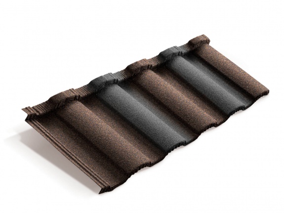 Композитная черепица Metrotile MetroRoman кофейно-серый