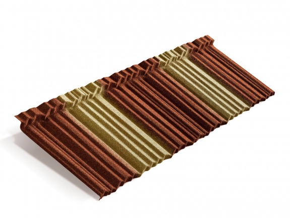 Композитная черепица Metrotile MetroShake 2 терракотово-желтый