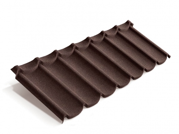 Композитная черепица Metrotile Mistral коричневый