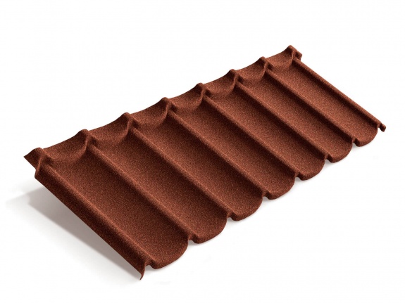 Композитная черепица Metrotile Mistral скарлет