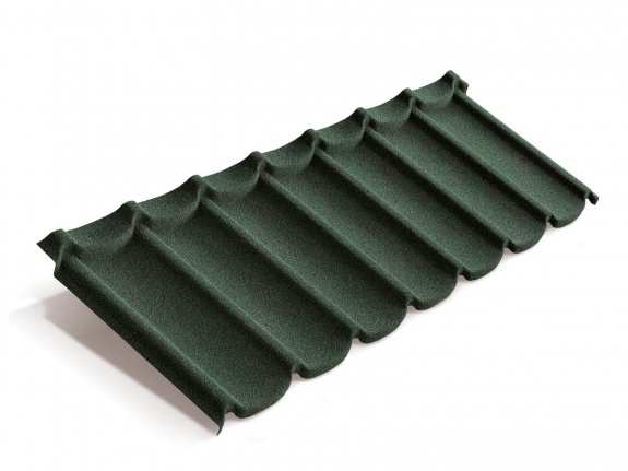 Композитная черепица Metrotile Mistral темно-зеленый