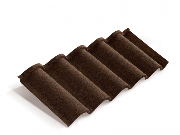 Композитная черепица Metrotile Romana айрон-барк