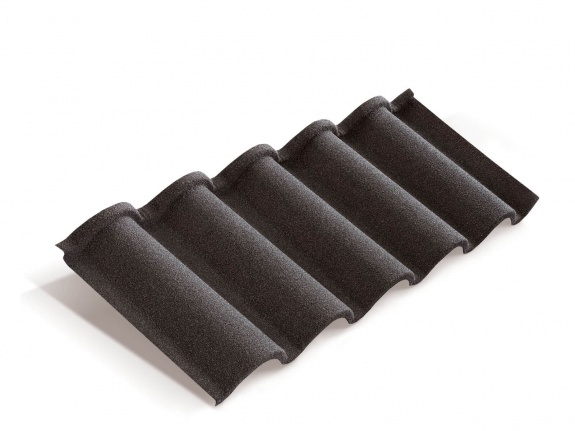 Композитная черепица Metrotile Romana серый